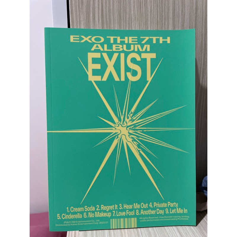 UNSEALED EXO ALBUM EXIST O VERSION + PC DO OFFICIAL