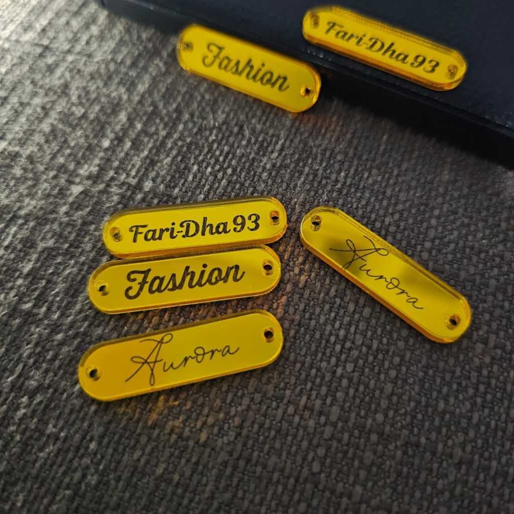 

Label Akrilik Label Hijab Fashion