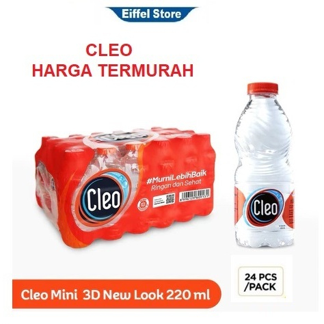 Cleo Botol Mini 220ml Cleo smart cleo botol kecil