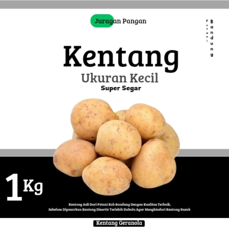 

Kentang Super Segar [ Ukuran Kecil 1 Kg ]