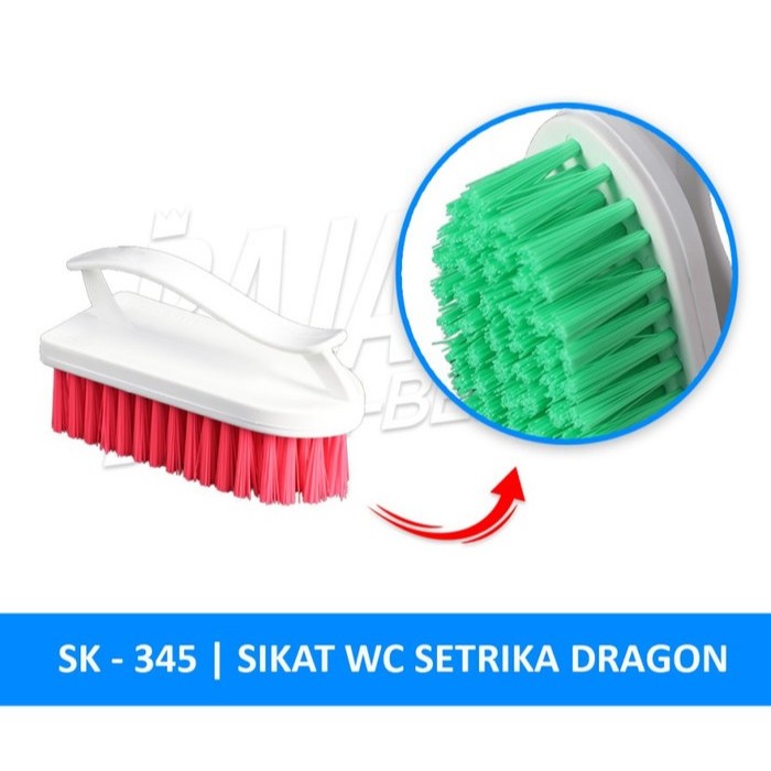 Sikat Nylon + Pegangan Handle Wc Toilet Kamar Mandi DRAGON SK-345