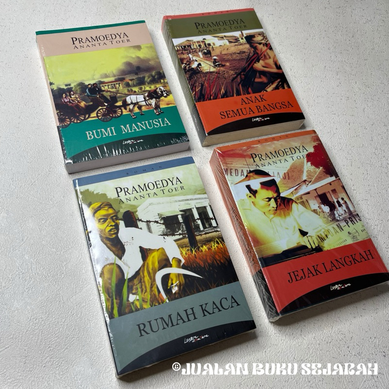 TETRALOGI BURU LENTERA DIPANTARA ORIGINAL QUALITY - PARAMOEDYA ANANTA TOER - BUMI MANUSIA - ANAK SEM