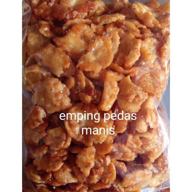 

Emping pedas manis dan emping manis berat 1 kilo