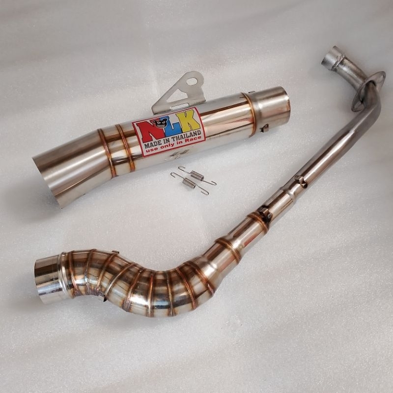 NLK Exhaust super open spec pipe Canister 51mm 1Set for wave 100 110 125 Xrm 110 125 Ex5 Kriss lagen