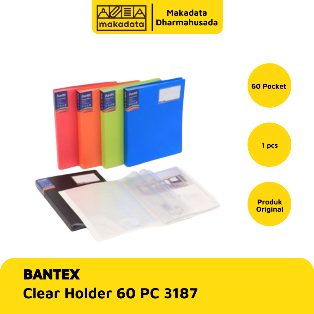 

DOKUMEN KEEPER | CLEAR HOLDER BANTEX F4 ISI 60 POKET 3187 MURAH