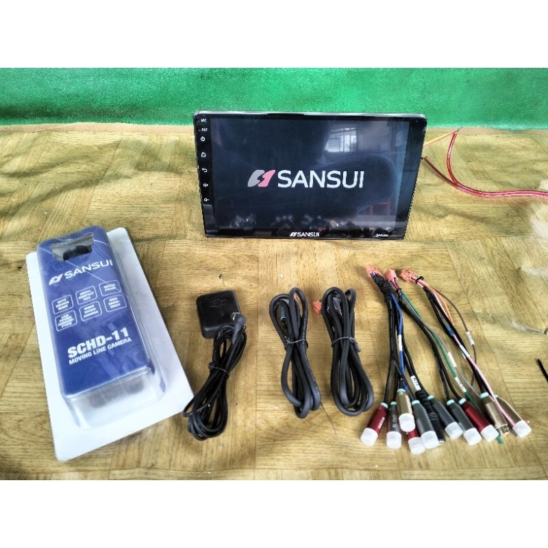 Android SANSUI OMEGA SAA500 layar 9inc RAM 4+64GB Kondisi Bekas Istimewa Segel Pabrik + Free Kamera 