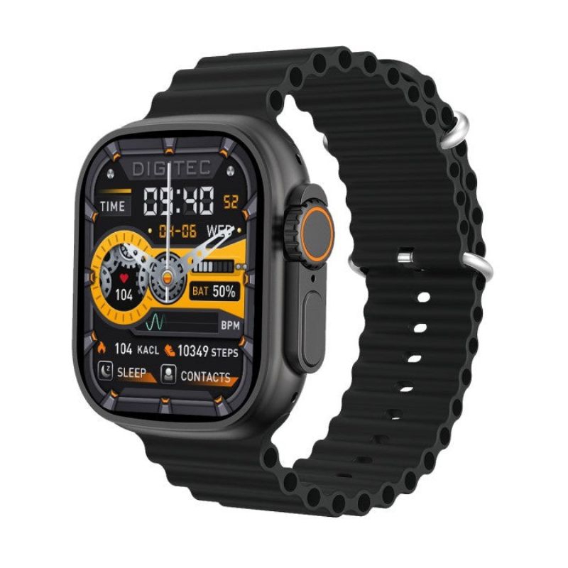 Jam tangan Pria Smartwatch Digitec Tronic Strap Rubber Digital Original Garansi Resmi 1 Tahun