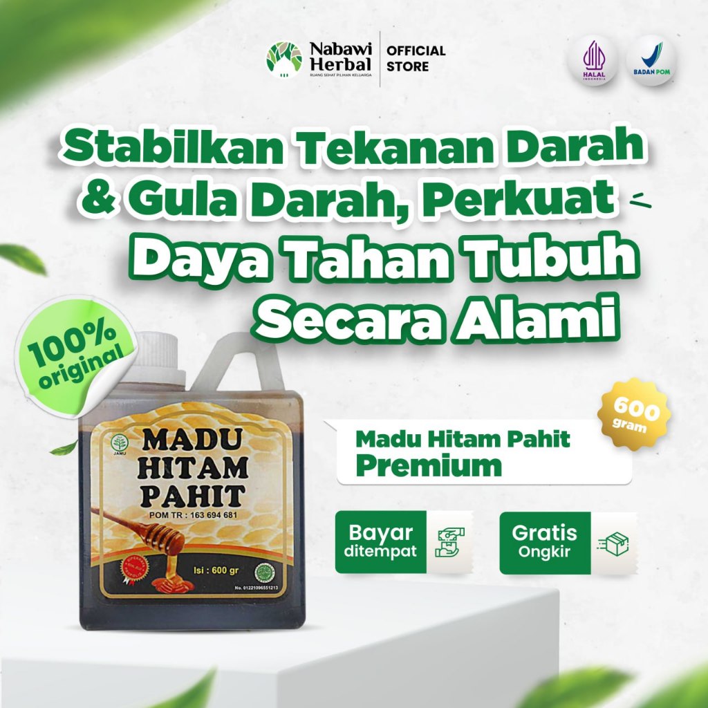 

KHARISMA - Madu Hitam Pahit Premium 600gr