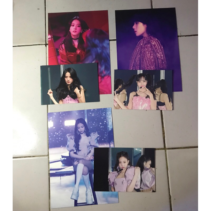 POSTCARD,POSTER BLACKPINK THE SHOW DVD SHARING SET JISOO JENNIE LISA