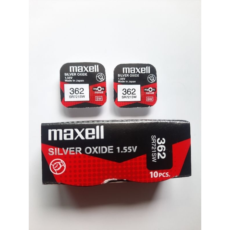 Baterai Maxell SR721SW 362 Original isi 1 Pcs