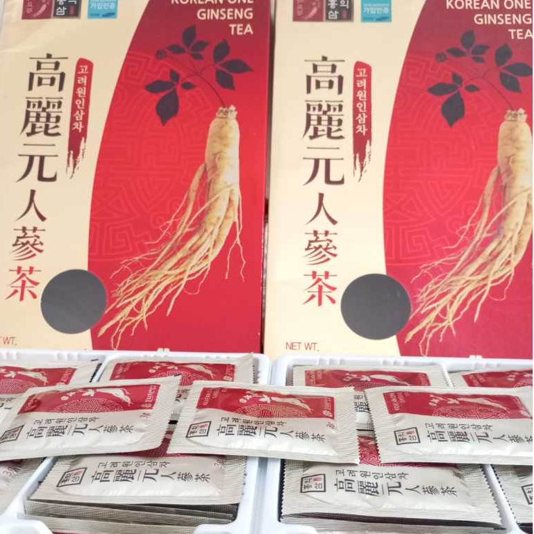 

Korean One Red Ginseng Tea 3 gr TANPA BOX Exp date 2027