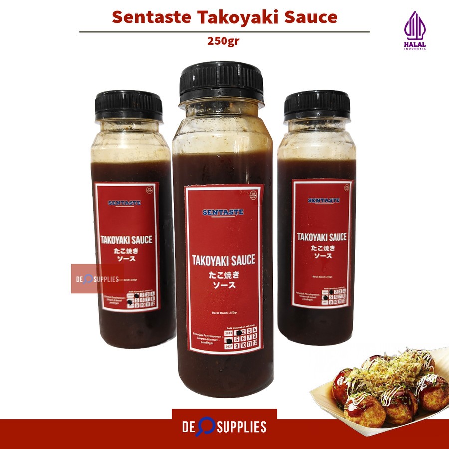 

Sentaste Takoyaki Sauce Halal 250gr - Saus Takoyaki Halal Okonomiyaki Jepang Tonkatsu