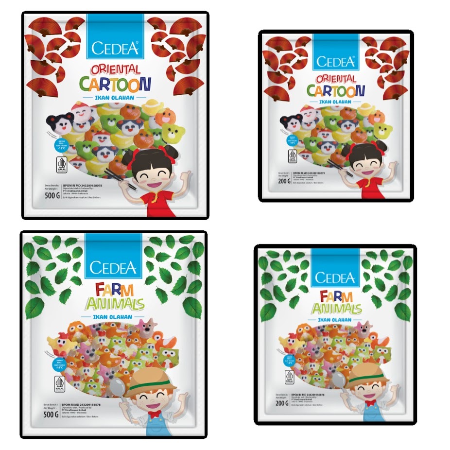 

Cedea Kids Oriental Cartoon & Farm Animals 200gr/500gr