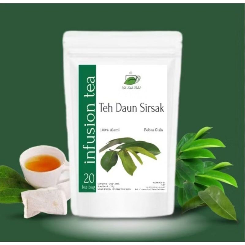 

TEH DAUN SIRSAK / GRAVIOLA LEAF TEA (20 tea bag)