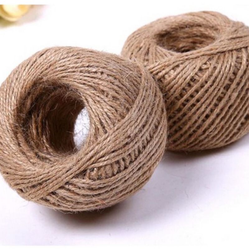 

TALI RAMI RUSTIC PER METER 100 cm | TALI GONI 2 PLY PER METER TALI ROPE TERMURAH