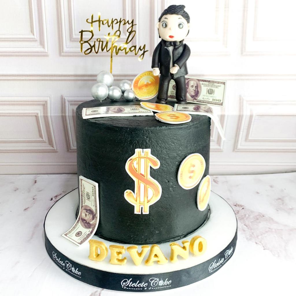 

Kue Ulang tahun/Birthday Cake/Kue Ultah tema Dollar/Kue Dollar/Money/Kue Birthday jakarta