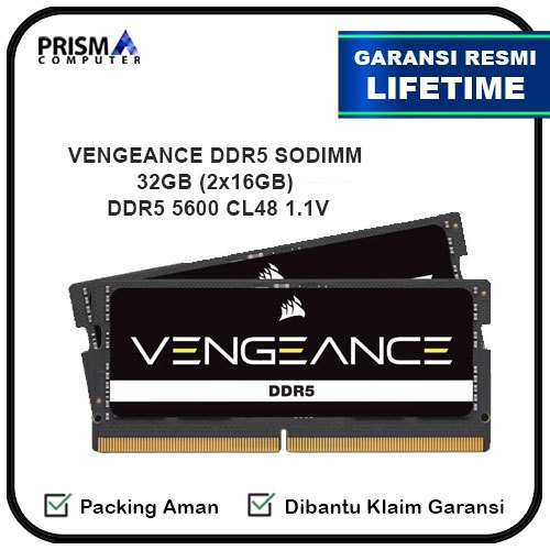 Memory Sodimm Corsair 32GB (2x16GB) DDR5 5600 CL48