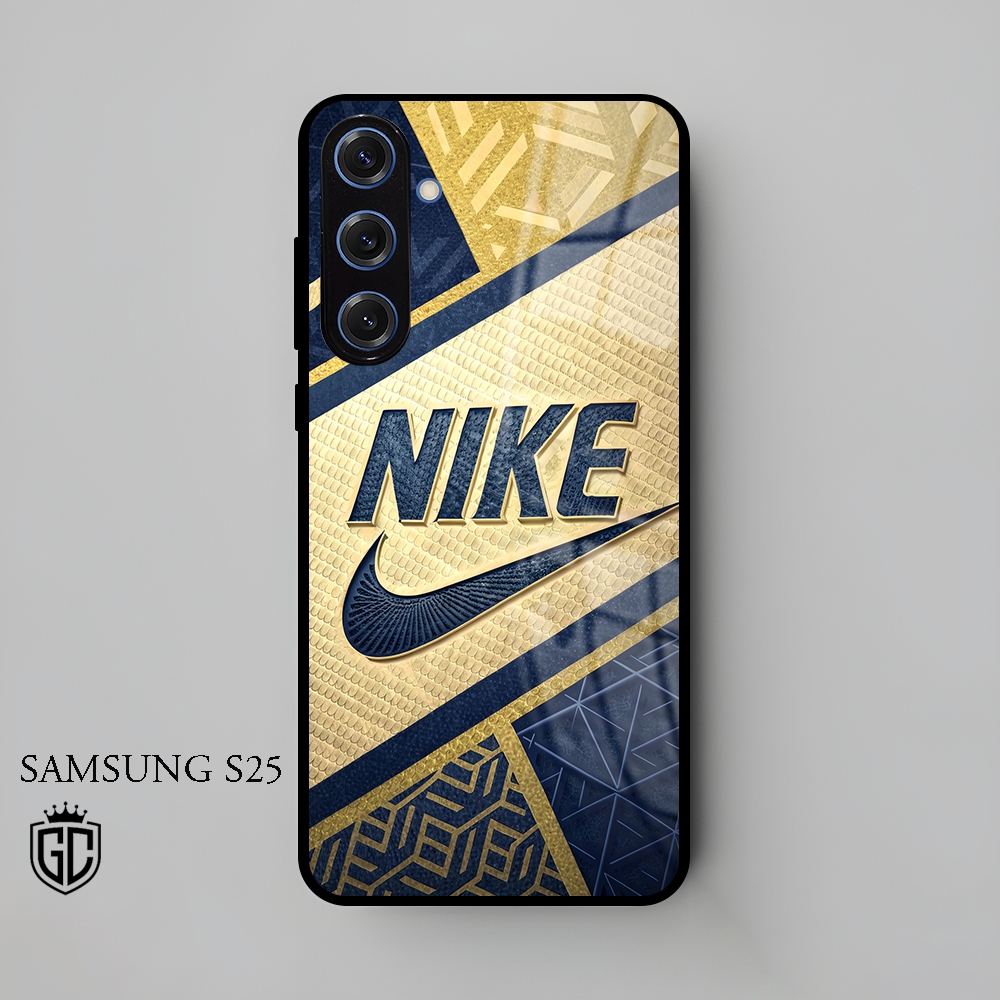 [CM70]  Case Glossy Case HD | SAMSUNG S25 | CASE KEKINIAN LUCU |  Casing Hp Kilau Motif NIKE