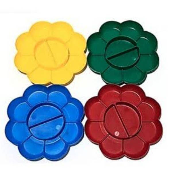 

(1 PCS) PIRING CAT / PALLET BENTUK BUNGA