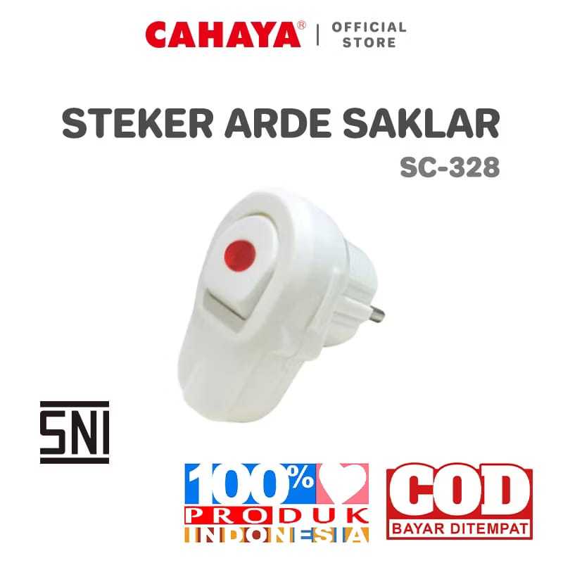 CAHAYA - Steker Arde Saklar On/Off SC-328