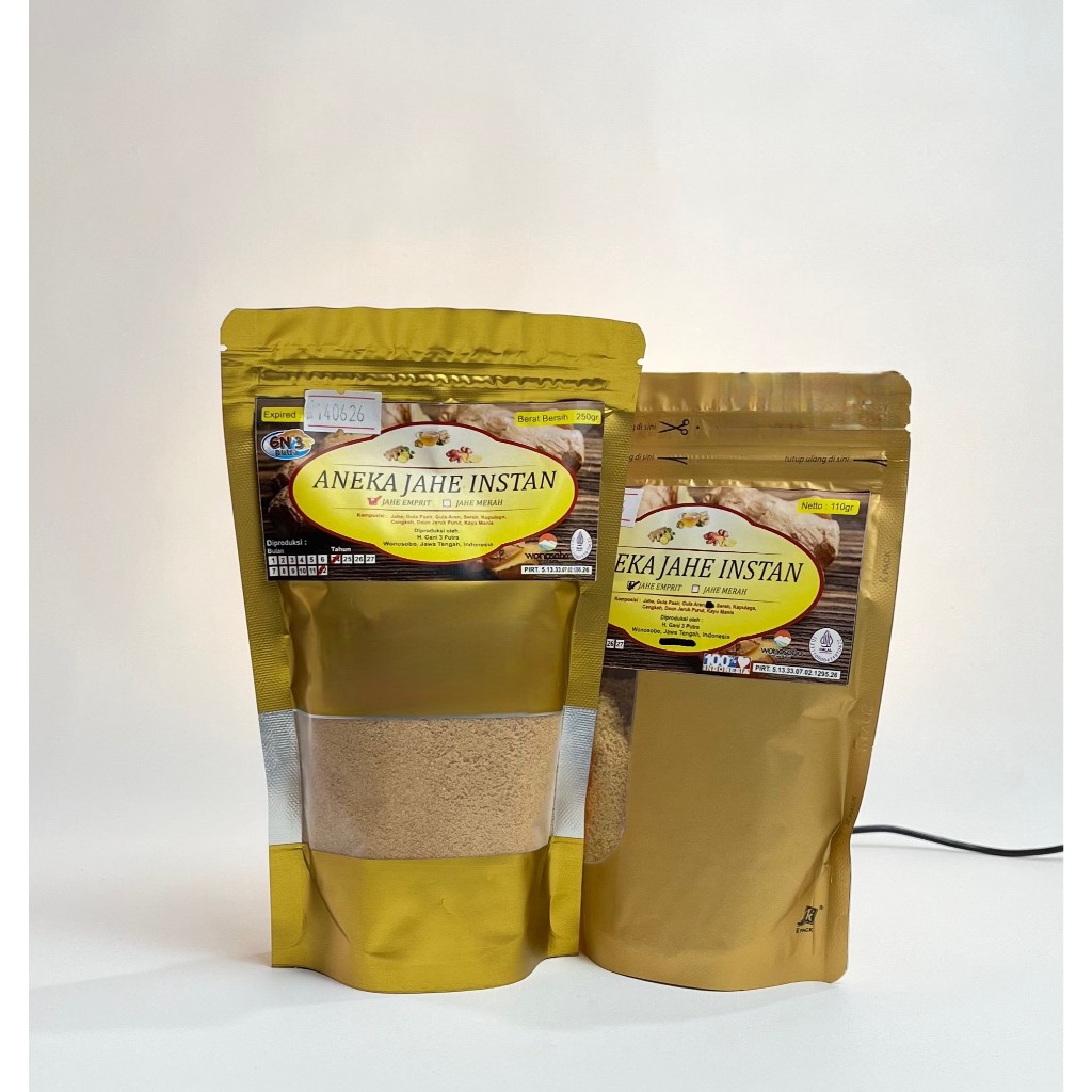 

Jahe Instan GN | Jahe emprit Instan | Minuman Jahe | Jahe Bubuk | Jahe Emprit