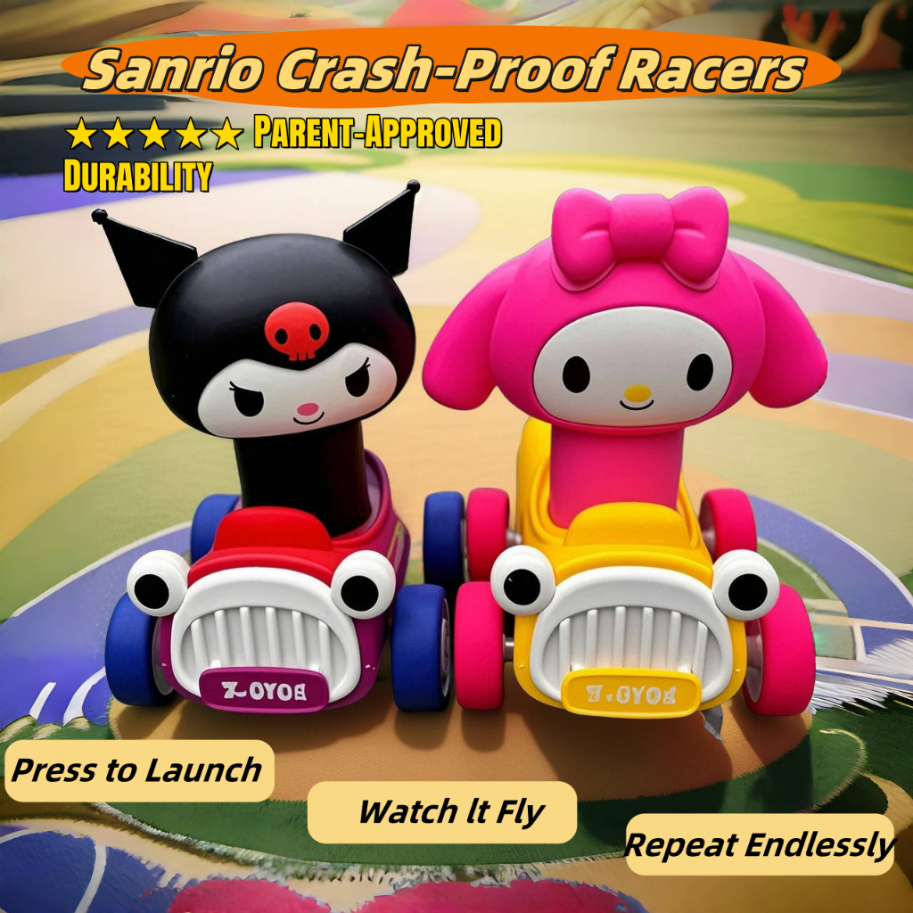 Mainan Mobil Anak Bayi Inersia Mobil Sanrio Pressure Car Truk Mainan Untuk Anaklaki