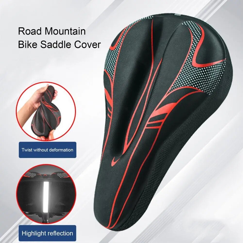 Jok Sadel Sepeda 3D Silicone / Jok Sepeda MTB / Cover sadel sepeda