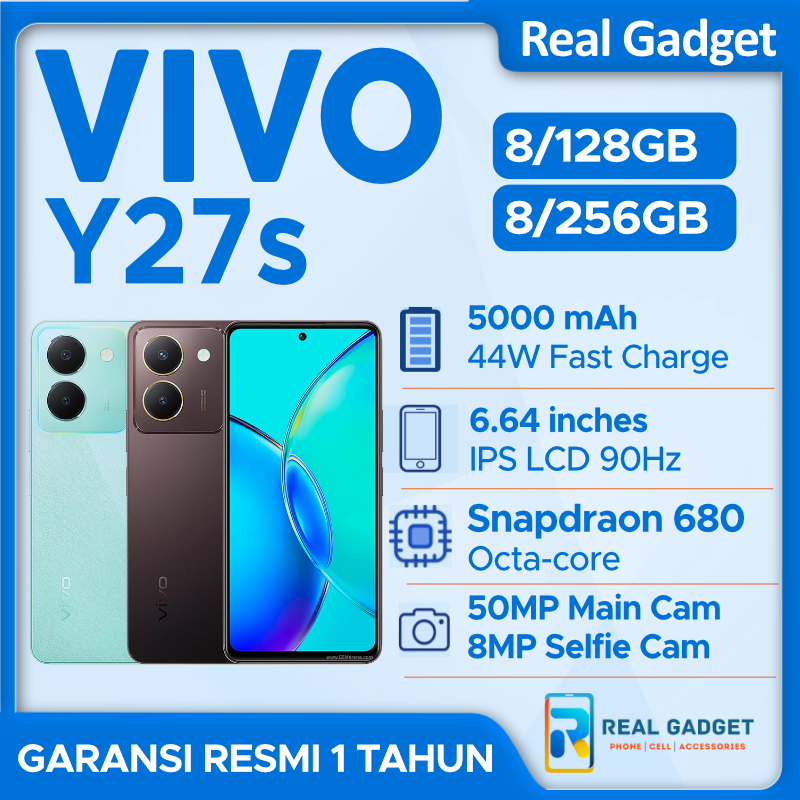 Vivo Y27s 8/128 8/256 Y21 4/64 Garansi Resmi Vivo Indonesia