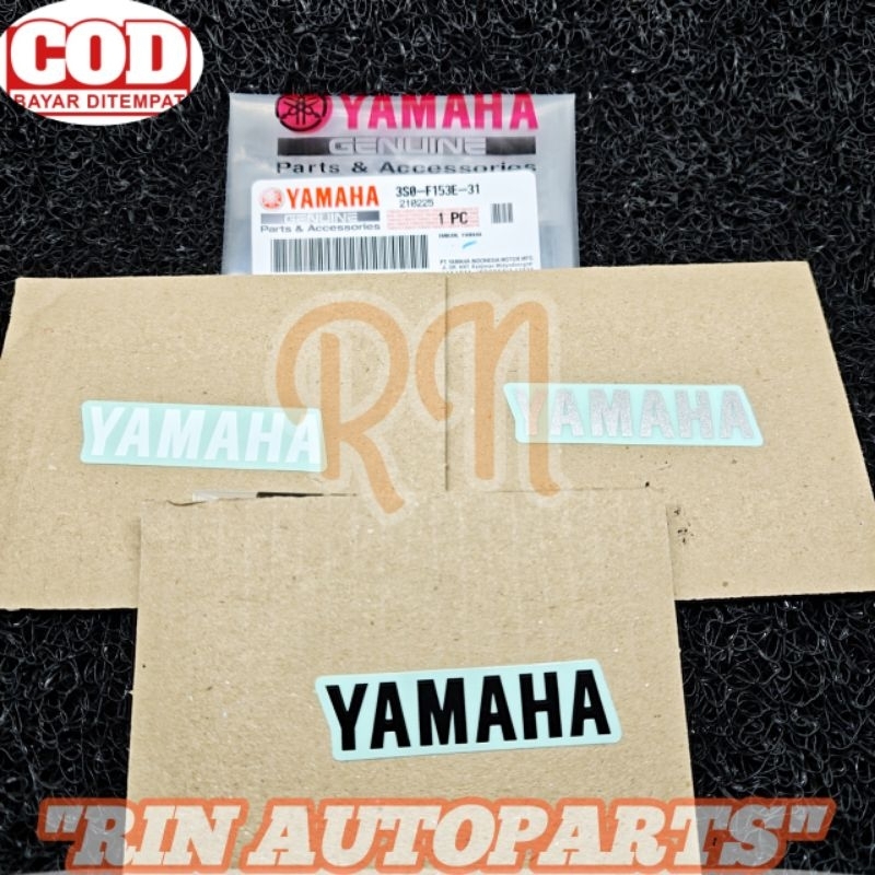 LIST STIKER STRIPING TAMENG DEPAN SAMBUNGAN BODY MIO SPORTY SMILE ORIGINAL YAMAHA HITAM PUTIH SILVER
