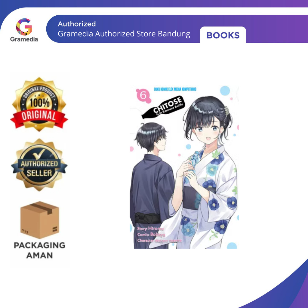 Gramedia Bandung - Chitose is in Ramune Bottle 06