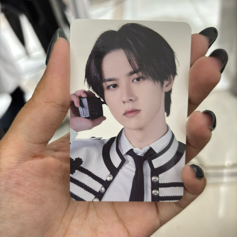 Photocard Kun WayV NCT Zone White Agent