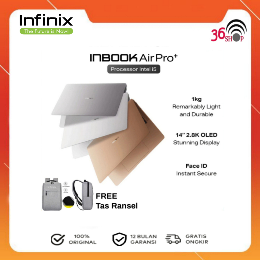 Laptop Infinix INBook Air Pro+ XL434 14 - Laptop infinix  Intel Core i5-1334U - 14 inch AMOLED - RAM