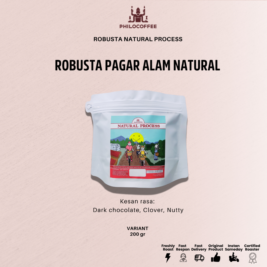 

Kopi Robusta Pagar Alam Natural 200gr | Kopi Robusta | Robusta Coffee, Biji Kopi