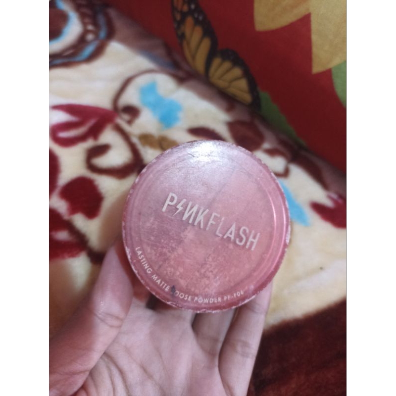 pl bedak tabur pink flash