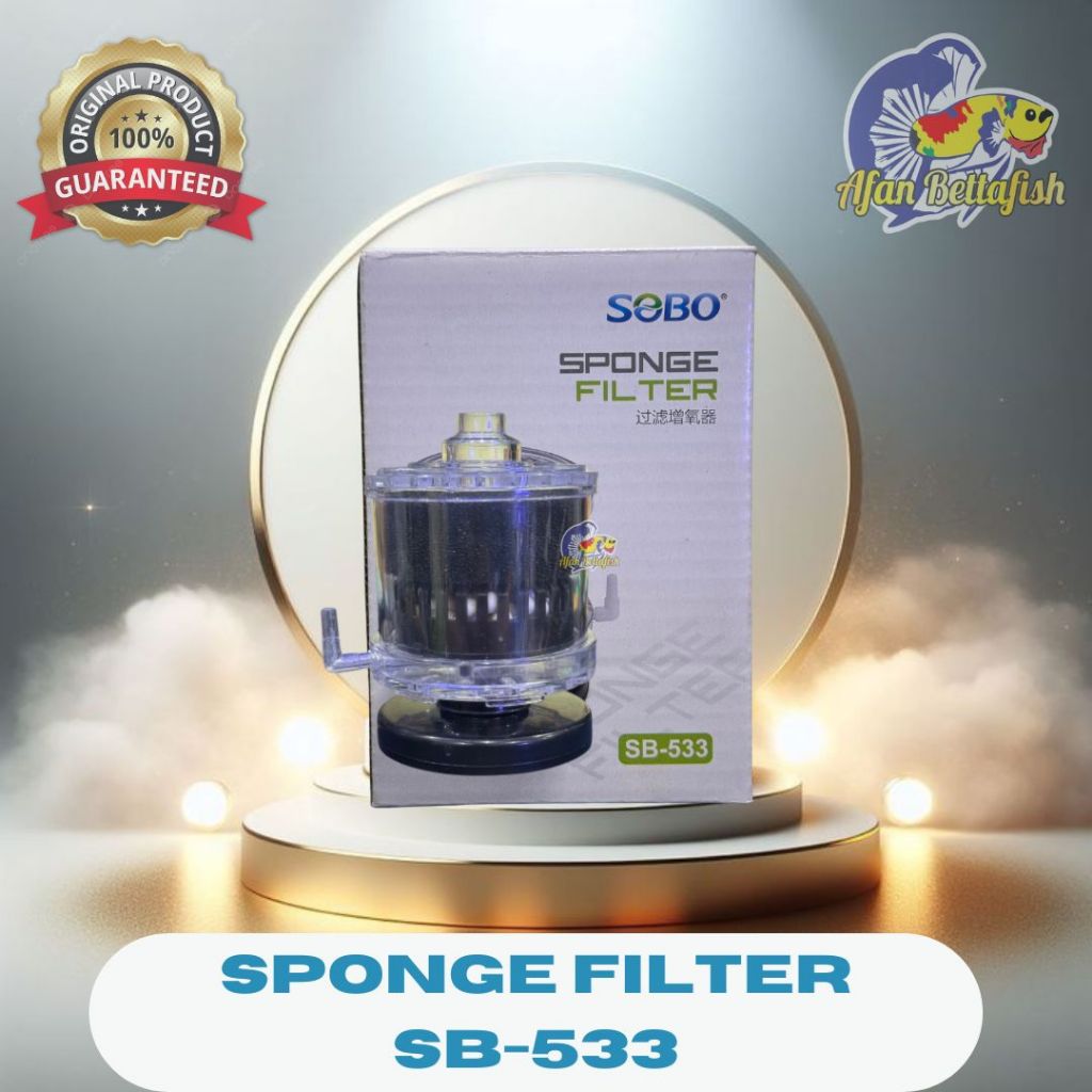 SOBO SB 533 Sponge Filter Biofoam Busa Filter Aquarium