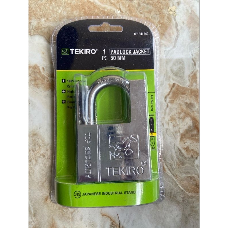 Tekiro Gembok Jaket 50 mm Gembok Jacket Putih Tekiro