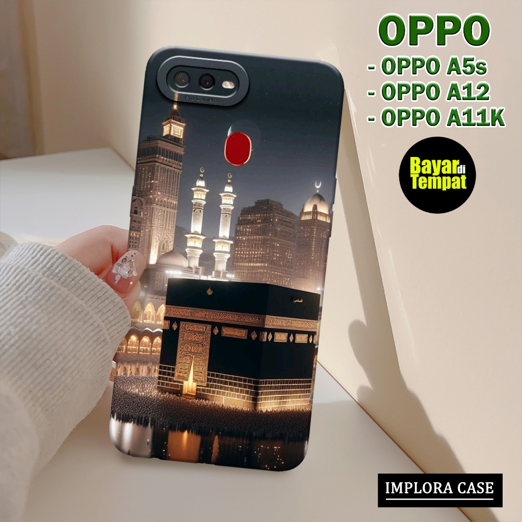 Case Oppo A5s / A12 / A11K Motif Muslim IMPLORA CASE Casing Oppo A5s / A12 / A11K Softcase Hp Oppo A