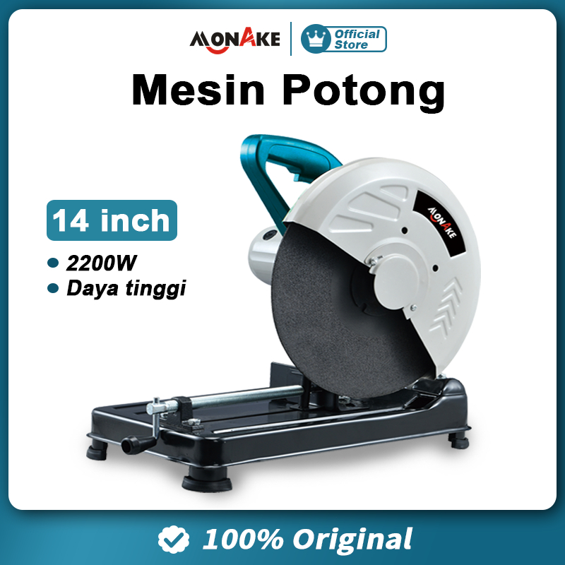 MONAKE Alat Jerman Mesin Potong Besi 14 Inch Cut Off Machine Cutting Tools Parts MK350-1