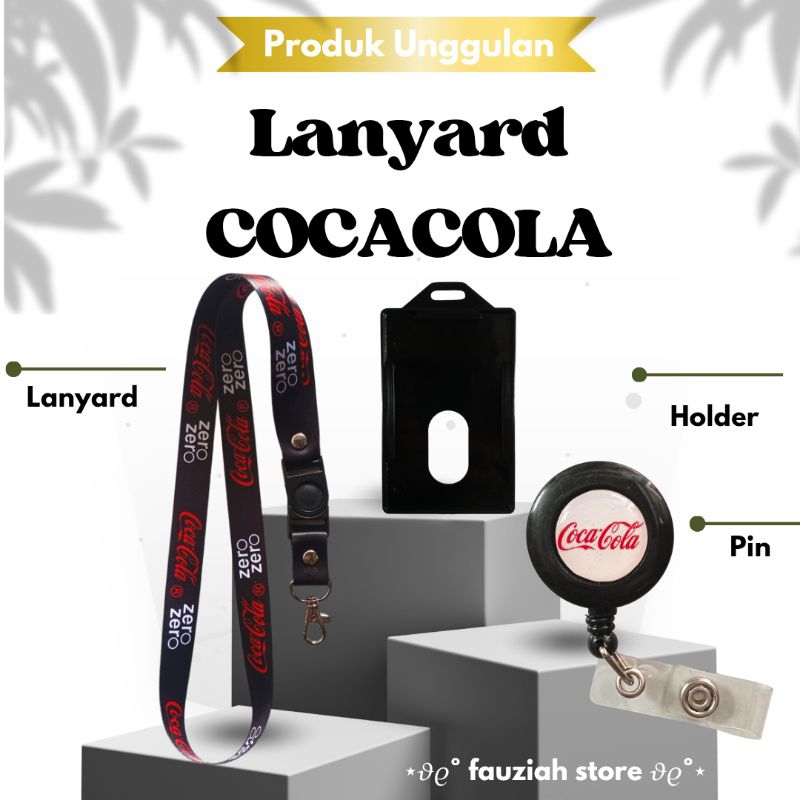 

READY! TALI ID CARD COCACOLA ZERO / LANYARD COCACOLA ZERO Termurah!!!