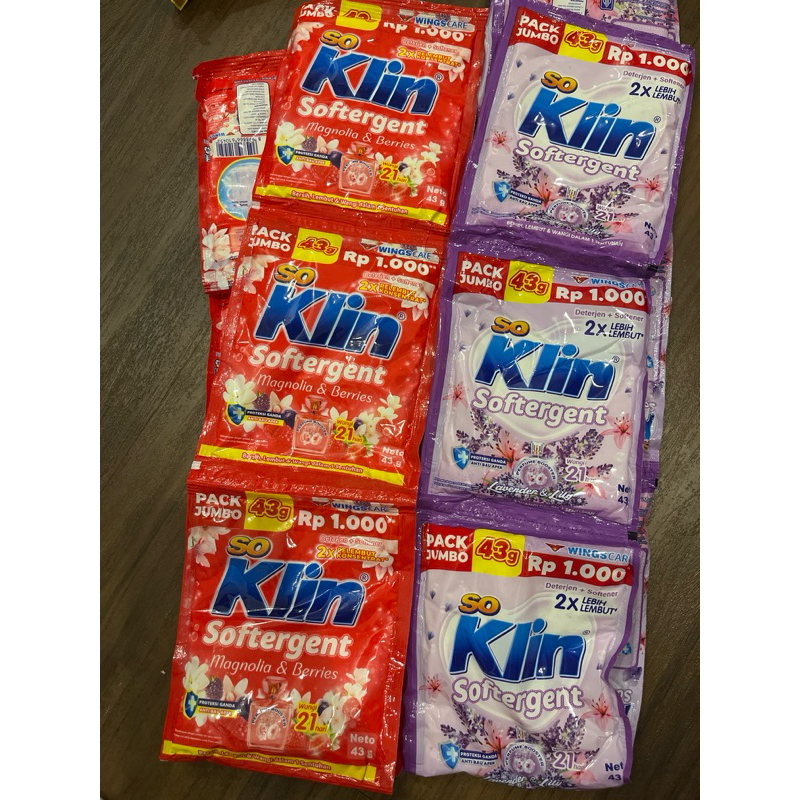 SO KLIN SOFTERGENT (DETERJEN BUBUK)
