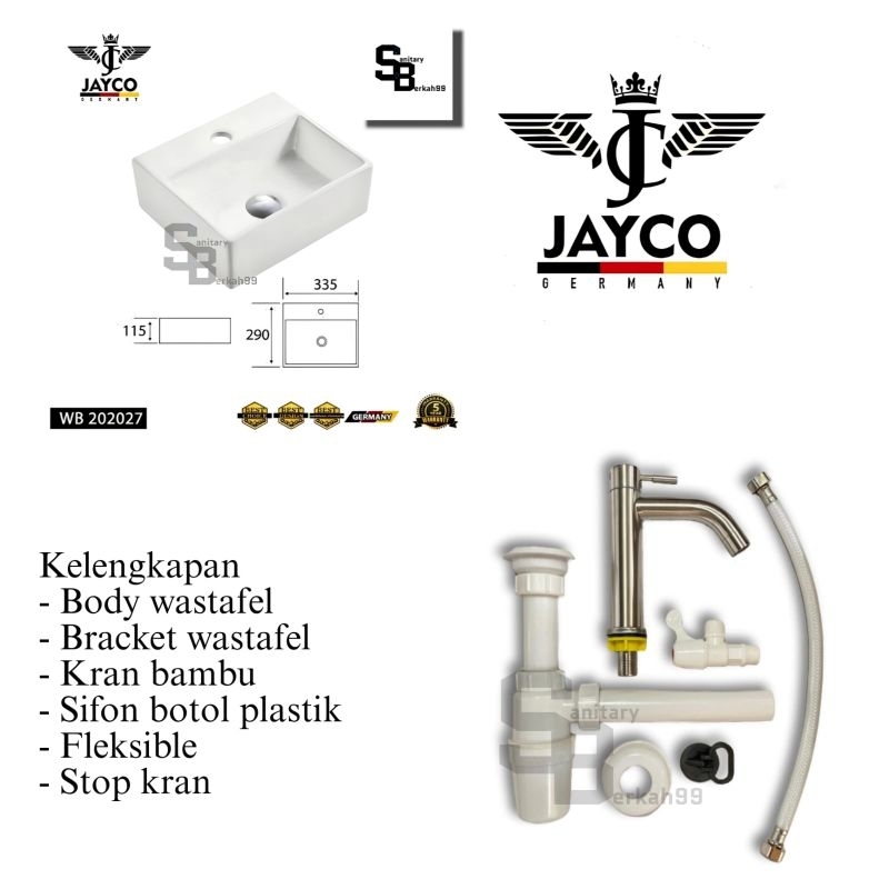 Wastafel Kotak Minimalis Jayco 2027