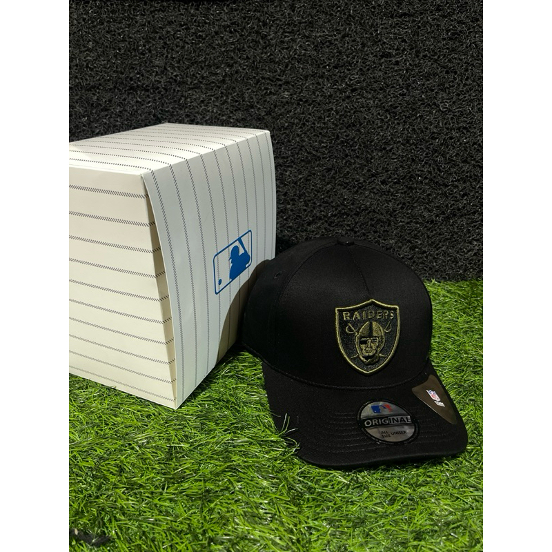 Raiders Hitam Hijau Army Bahan Hitam Topi Premium IDE CLOTHES