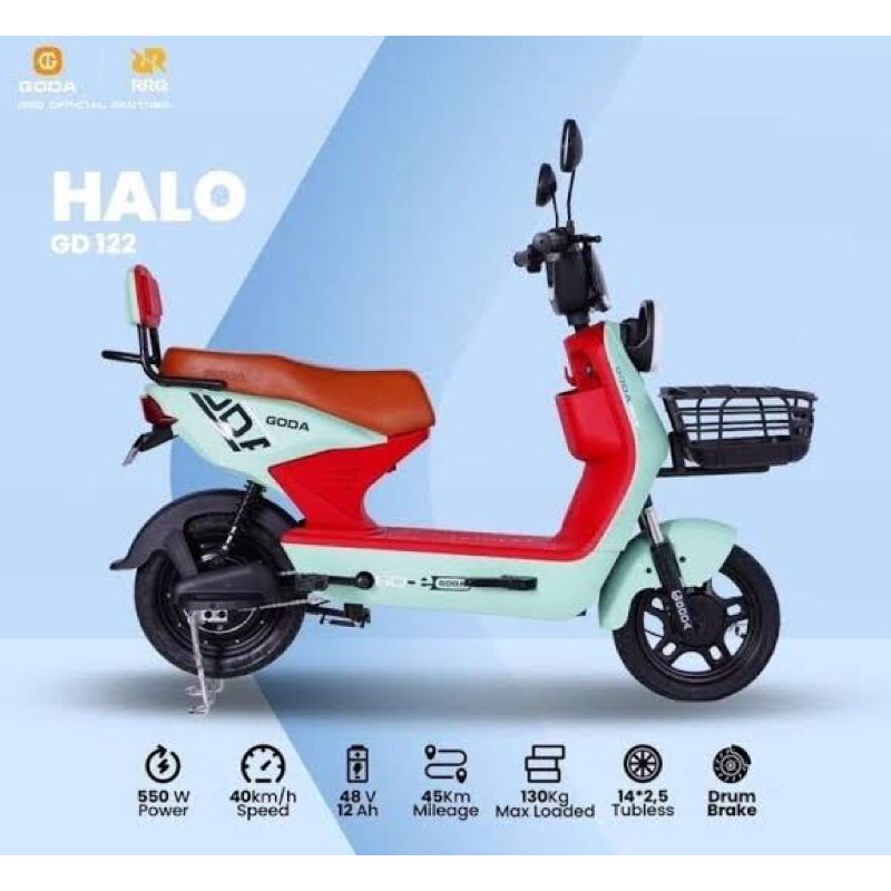 Sepeda Listrik GODA 122 Remaja & Dewasa