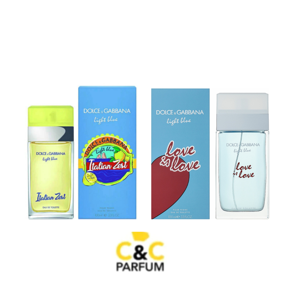 Dolce And Gabbana Light Blue Italian Zest  &   Light Blue Love Is Love Woman EDT 100Ml