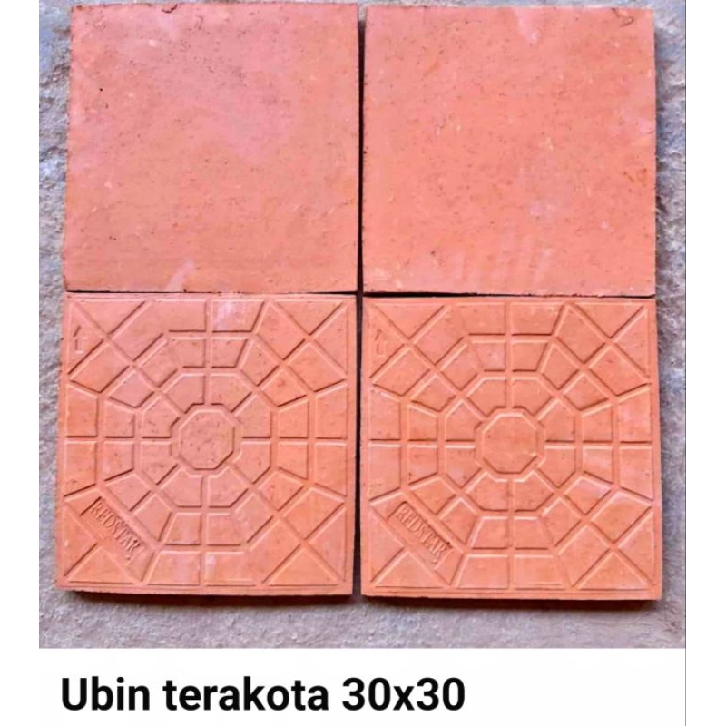 Terakota Bata 30x30cm Ubin Bata Terakota Lantai Jadul Keramik Lantai Tanah Liat