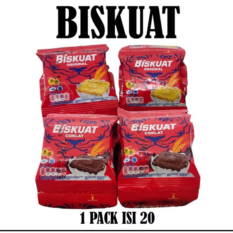 

Biskuat Pack isi 20x7.5g