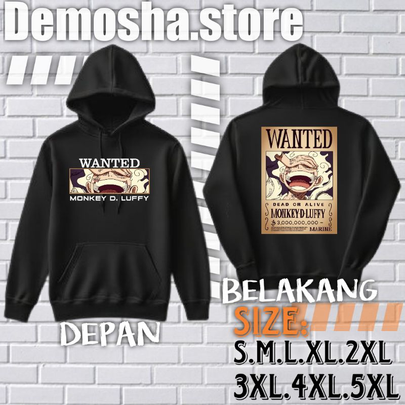 Jacket HOODIE Anime One Piece Luffy Bounty Gear 5|KEREN KEKINIAN
