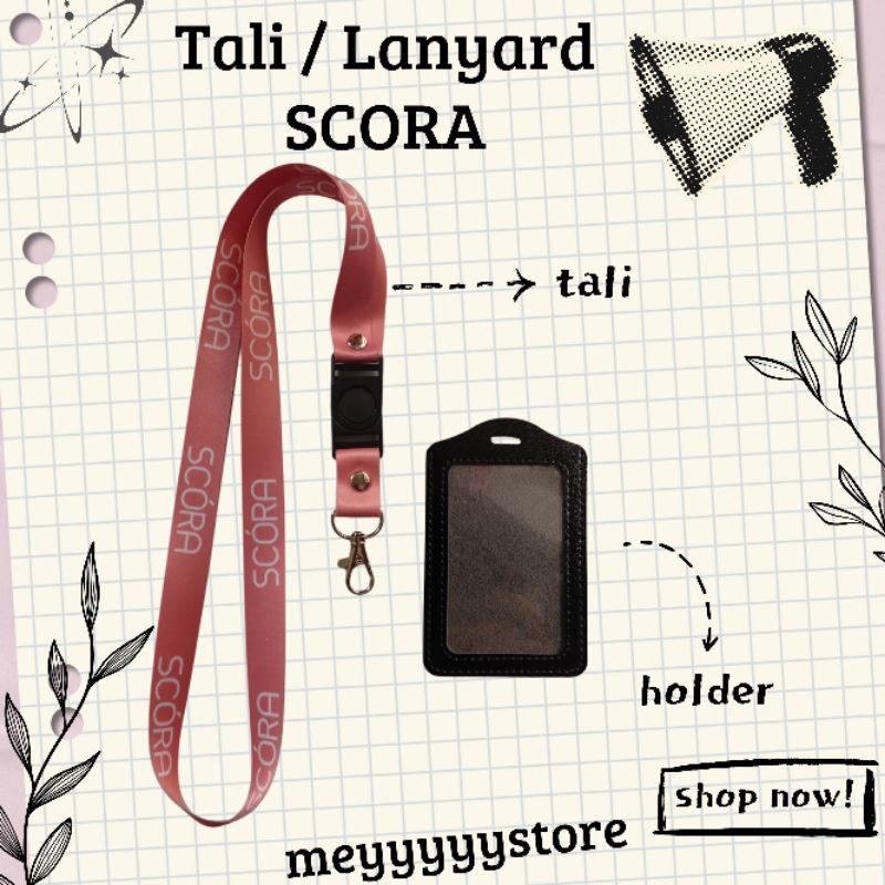 

Tali ID CARD SCORA Cosmetic / Lanyard SCORA READY [STOCK MELIMPAH] Termurahhh Harga Grosir!