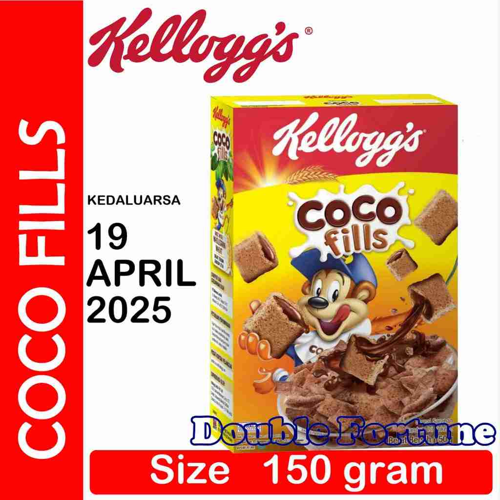 

KELLOGG`S COCO FILLS CEREAL Sarapan Gandum Isi Cokelat KELLOGS BREAKFAST INSTANT