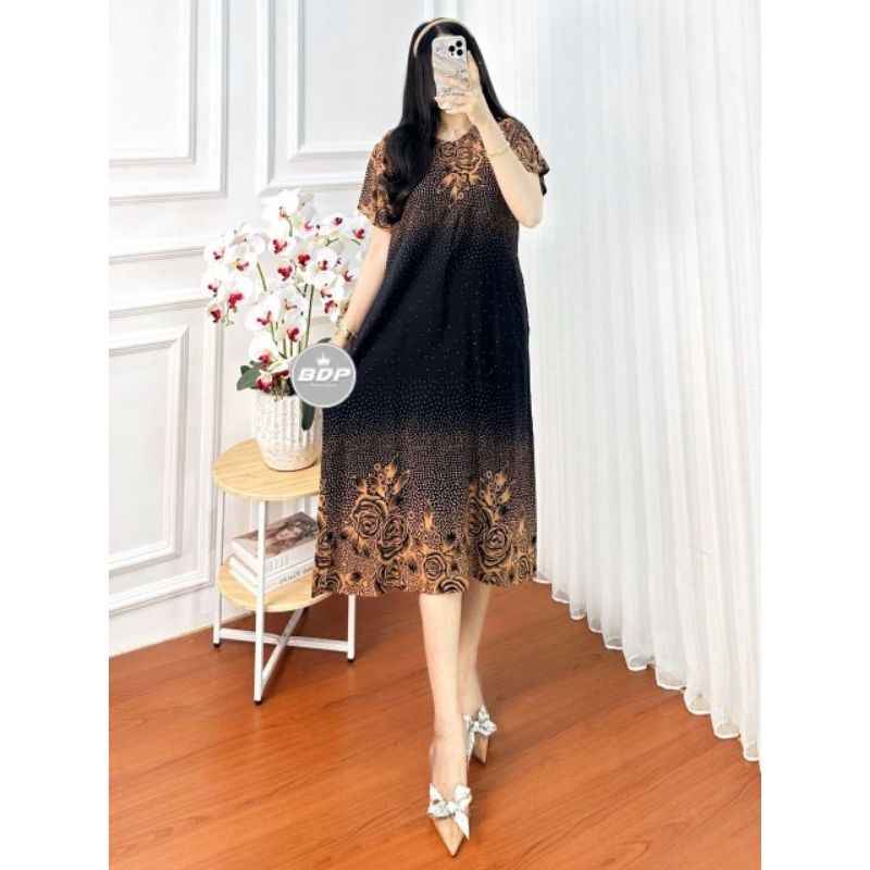 DASTER MOTIF BUNGA SAKURA DASTER MURAH DASTER VIRAL